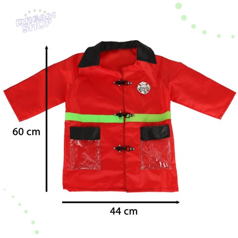 Kostium strój karnawałowy strażak walkie-talkie 3-8 lat