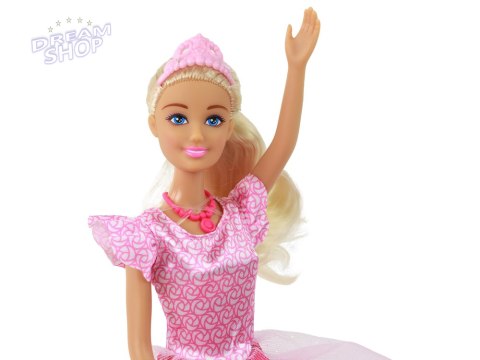 Lalka Dla Dzieci Anlily Księżniczka Długie Blond Włosy Tiara Różowa Suknia Lalka Dla Dzieci Anlily Księżniczka Długie Blond Włosy Tiara Różowa Suknia