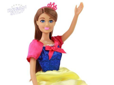 Lalka Dla Dzieci Anlily Księżniczka Długie Ciemne Włosy Żółta Sukienka Lalka Dla Dzieci Anlily Księżniczka Długie Ciemne Włosy Żółta Sukienka