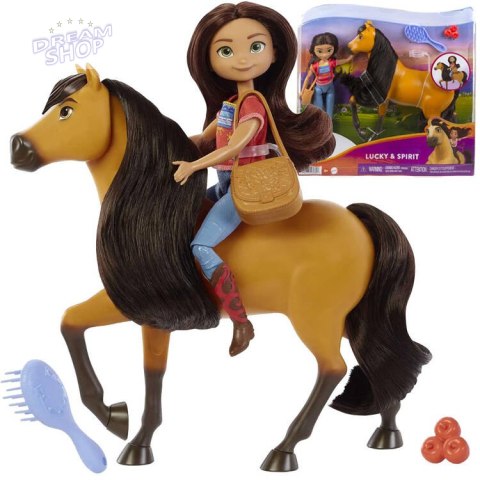 Mattel Lalka + koń Mustang Duch wolności Spirit Lalka na koniu ZA4924 Mattel Lalka + koń Mustang Duch wolności Spirit Lalka na koniu ZA4924