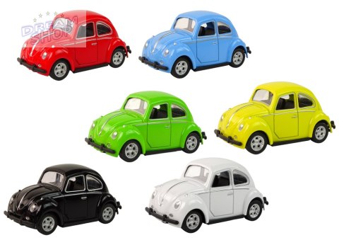 Resorak Z Napędem Frykcyjnym Auto Osobowe Garbus 6 Kolorów Resorak Z Napędem Frykcyjnym Auto Osobowe Garbus 6 Kolorów