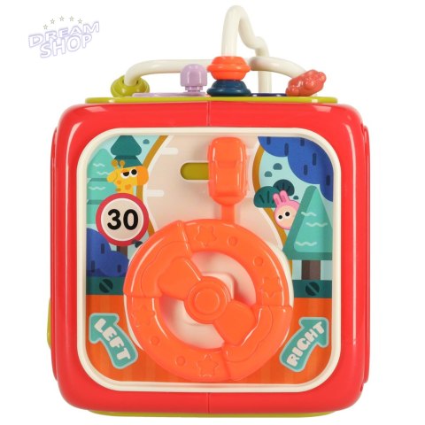 Zabawka edukacyjna interaktywna sensoryczna manipulacyjna kostka sorter klocków Zabawka edukacyjna interaktywna sensoryczna manipulacyjna kostka sorter klocków