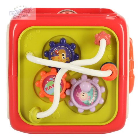 Zabawka edukacyjna interaktywna sensoryczna manipulacyjna kostka sorter klocków Zabawka edukacyjna interaktywna sensoryczna manipulacyjna kostka sorter klocków