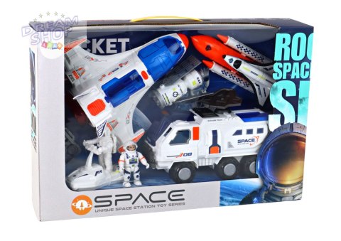 Zestaw Misja Kosmiczna Rakieta Kosmos Statki Space Pojazdy 7 ele Zestaw Misja Kosmiczna Rakieta Kosmos Statki Space Pojazdy 7 ele