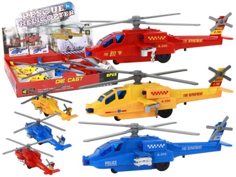 Helikopter Śmigłowiec Aluminiowy Ratunkowy Z Napędem Mix Dźwięk Światła Helikopter Śmigłowiec Aluminiowy Ratunkowy Z Napędem Mix Dźwięk Światła