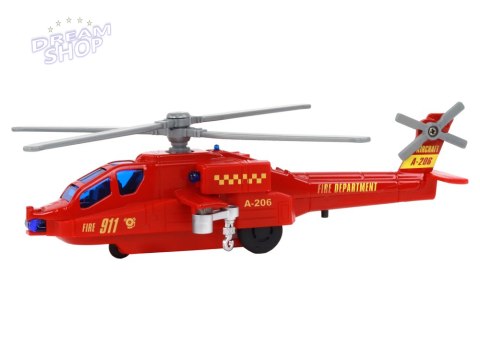 Helikopter Śmigłowiec Aluminiowy Ratunkowy Z Napędem Mix Dźwięk Światła Helikopter Śmigłowiec Aluminiowy Ratunkowy Z Napędem Mix Dźwięk Światła