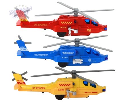 Helikopter Śmigłowiec Aluminiowy Ratunkowy Z Napędem Mix Dźwięk Światła Helikopter Śmigłowiec Aluminiowy Ratunkowy Z Napędem Mix Dźwięk Światła