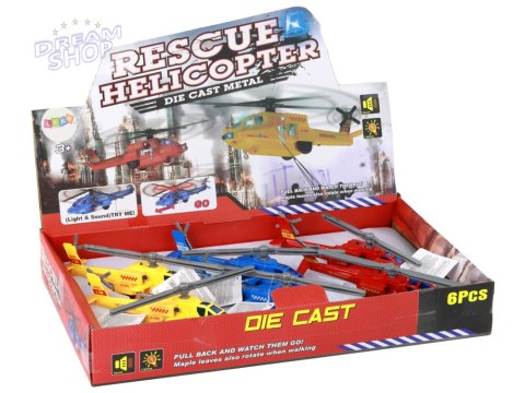 Helikopter Śmigłowiec Aluminiowy Ratunkowy Z Napędem Mix Dźwięk Światła Helikopter Śmigłowiec Aluminiowy Ratunkowy Z Napędem Mix Dźwięk Światła