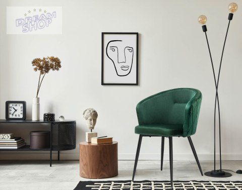 Krzesło HAMPTON VELVET ciemnozielone Krzesło HAMPTON VELVET ciemnozielone