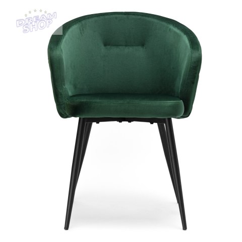 Krzesło HAMPTON VELVET ciemnozielone Krzesło HAMPTON VELVET ciemnozielone