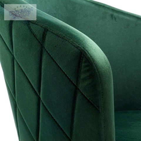 Krzesło HAMPTON VELVET ciemnozielone Krzesło HAMPTON VELVET ciemnozielone