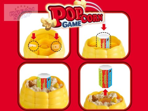 Zręcznościowa gra POPCORN złap do kubeczka GR0615 Zręcznościowa gra POPCORN złap do kubeczka GR0615