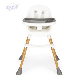 Fotelik krzesełko do karmienia biały ECOTOYS