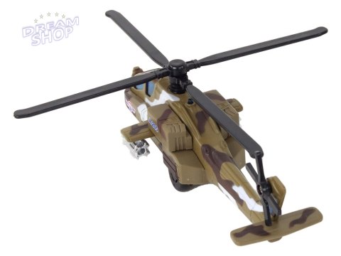 Helikopter Wojskowy Śmigłowiec Militarny Aluminiowy Mix Dźwięk Światła Helikopter Wojskowy Śmigłowiec Militarny Aluminiowy Mix Dźwięk Światła