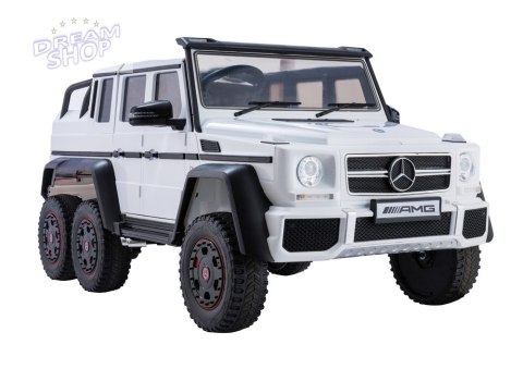 Auto Na Akumulator Mercedes G63 6x4 24V Biały