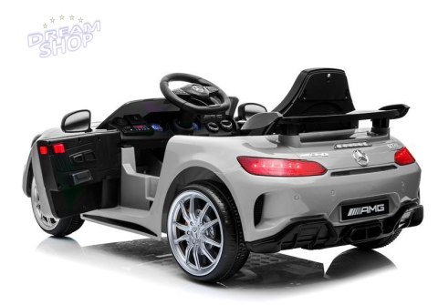 Auto na Akumulator Mercedes GTR Srebrny Lakierowany Auto na Akumulator Mercedes GTR Srebrny Lakierowany
