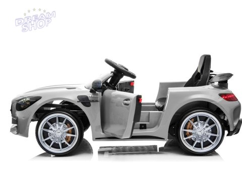 Auto na Akumulator Mercedes GTR Srebrny Lakierowany Auto na Akumulator Mercedes GTR Srebrny Lakierowany