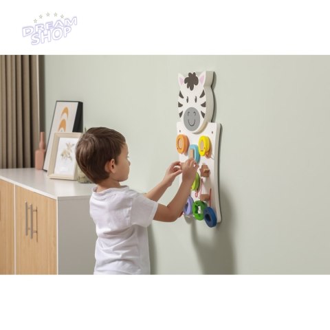 Drewniana Gra Dopasuj kształty Zebra Viga Toys