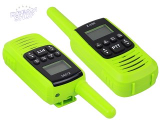 Krótkofalówki Walkie-Talkie Zielone Zasięg 3km Gadżet Do Komunikacji