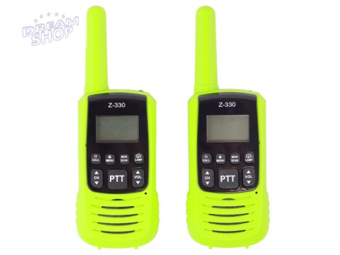 Krótkofalówki Walkie-Talkie Zielone Zasięg 3km Gadżet Do Komunikacji Krótkofalówki Walkie-Talkie Zielone Zasięg 3km Gadżet Do Komunikacji