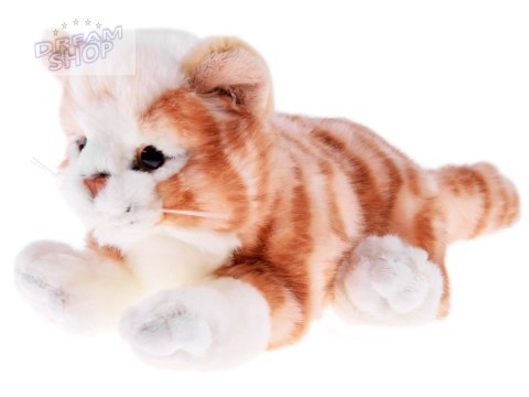 Maskotka kot rudy kotek leżący 30 cm pluszak 13736 Maskotka kot rudy kotek leżący 30 cm pluszak 13736