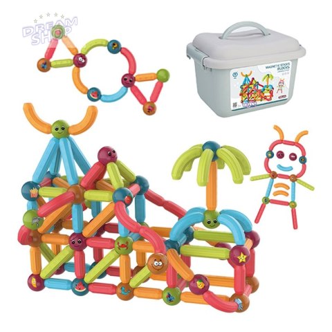 WOOPIE Magnetyczne Klocki Konstrukcyjne Edukacyjne 128 el. WOOPIE Magnetyczne Klocki Konstrukcyjne Edukacyjne 128 el.