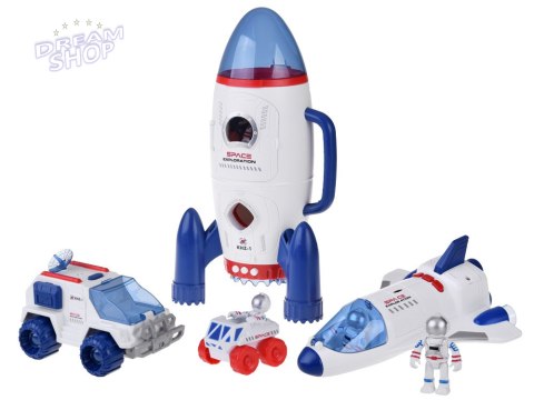 Zestaw kosmiczny baza rakieta statek samochód astronauta dźwięk ZA4702 Zestaw kosmiczny baza rakieta statek samochód astronauta dźwięk ZA4702