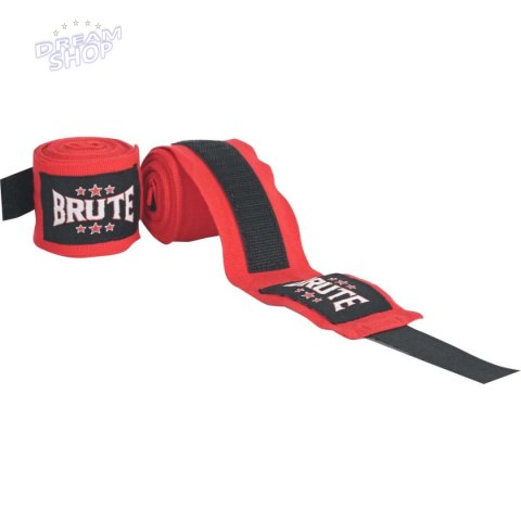 BANDAŻE OWIJKI BOKSERSKIE BRUTE 2SZT CZERWONE BANDAŻE OWIJKI BOKSERSKIE BRUTE 2SZT CZERWONE