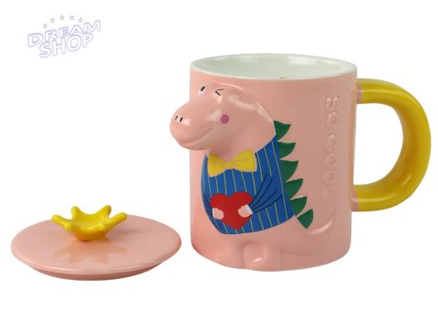 Kubek Zaparzacz Dinozaur Różowy Dinozaur 400 ml Kubek Zaparzacz Dinozaur Różowy Dinozaur 400 ml