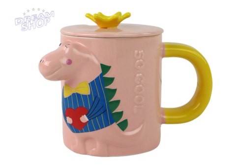Kubek Zaparzacz Dinozaur Różowy Dinozaur 400 ml Kubek Zaparzacz Dinozaur Różowy Dinozaur 400 ml