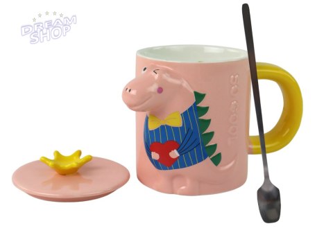 Kubek Zaparzacz Dinozaur Różowy Dinozaur 400 ml Kubek Zaparzacz Dinozaur Różowy Dinozaur 400 ml