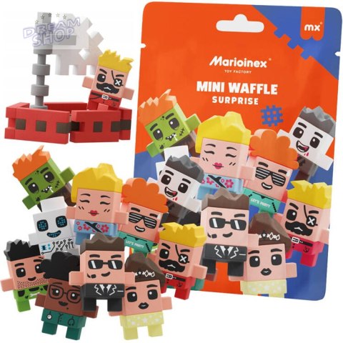 Marioinex Klocki Mini Waffle Surprise 2w1 saszetka figurka klocki ZA5040 Marioinex Klocki Mini Waffle Surprise 2w1 saszetka figurka klocki ZA5040