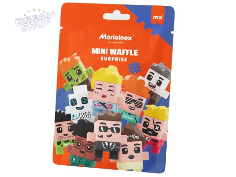 Marioinex Klocki Mini Waffle Surprise 2w1 saszetka figurka klocki ZA5040 Marioinex Klocki Mini Waffle Surprise 2w1 saszetka figurka klocki ZA5040
