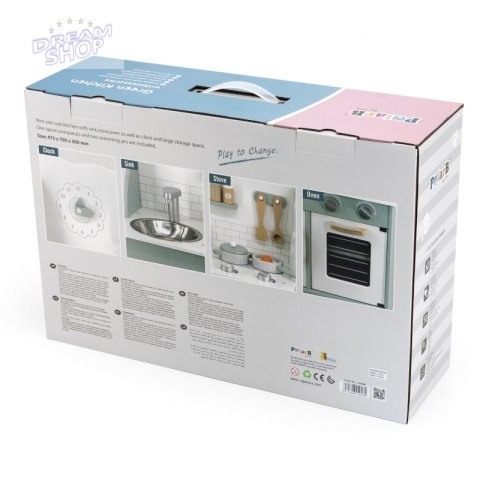 VIGA PolarB Drewniana Kuchnia z Akcesoriami Eco Green