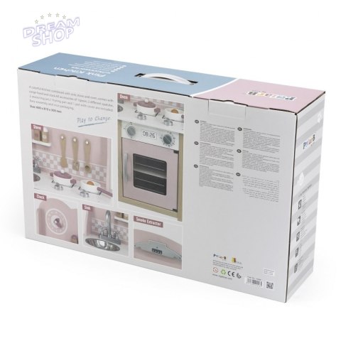VIGA PolarB Kuchnia z Akcesoriami Silver - Pink VIGA PolarB Kuchnia z Akcesoriami Silver - Pink