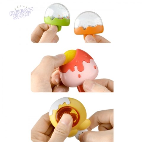 WOOPIE BABY Spinner Zabawka Sensoryczna Pszczoła Kurczak Królik Wymienne 3 szt. WOOPIE BABY Spinner Zabawka Sensoryczna Pszczoła Kurczak Królik Wymienne 3 szt.