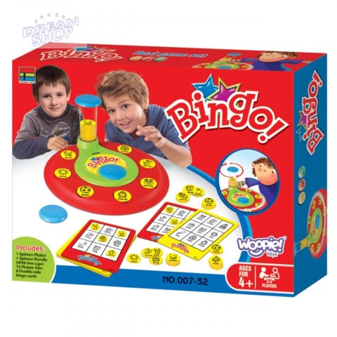 WOOPIE Bingo Gra Dopasuj Żetony Planszowa Rodzinna WOOPIE Bingo Gra Dopasuj Żetony Planszowa Rodzinna