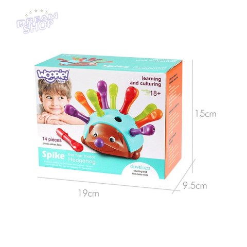 WOOPIE Gra Zręcznościowa Jeżyk Sorter Montessori Nauka Liczb i Kolorów 4w1 WOOPIE Gra Zręcznościowa Jeżyk Sorter Montessori Nauka Liczb i Kolorów 4w1