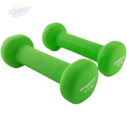 ZESTAW HANTLI NEOPRENOWYCH 2X0,5KG ENERO FIT