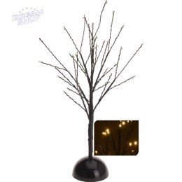 DRZEWKO DEKORACYJNE ŚWIĄTECZNE 32LED CIEPŁY BIAŁY 40CM
