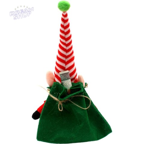ELF DEKORACYJNY 28CM Z WORKIEM NA PREZENT GIRL ELF DEKORACYJNY 28CM Z WORKIEM NA PREZENT GIRL