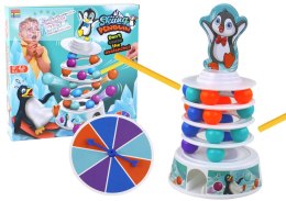 Gra Zręcznościowa Pingwin Kulki Zjeżdżalnia Wieża Piłeczki