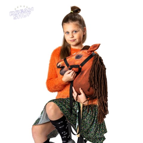 Hobby Horse Skippi A3 - Bursztyn - zabawka dla dziewczynki konik na kiju Hobby Horse Skippi A3 - Bursztyn - zabawka dla dziewczynki konik na kiju