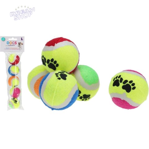 PIŁKA TENIS ZIEMNY DLA PSA 5SZT PIŁKA TENIS ZIEMNY DLA PSA 5SZT
