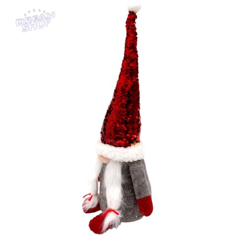 Skrzat dekoracyjny z magicznymi cekinami 35 cm szary Skrzat dekoracyjny z magicznymi cekinami 35 cm szary
