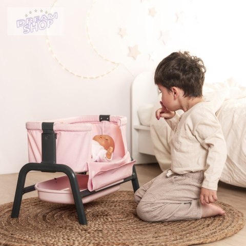 Smoby Łóżeczko Maxi-Cosi Quinny dla Lalek 38 cm ze Schowkiem i Regulacją Wysokości Smoby Łóżeczko Maxi-Cosi Quinny dla Lalek 38 cm ze Schowkiem i Regulacją Wysokości