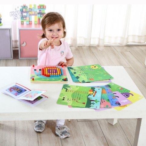 TOOKY TOY Układanka z Pinezkami Kołki Wpinaczka TOOKY TOY Układanka z Pinezkami Kołki Wpinaczka