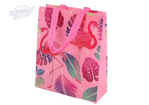 Torba Prezentowa Flamingi Różowa 30,5cm x 24,5cm x 10cm Torba Prezentowa Flamingi Różowa 30,5cm x 24,5cm x 10cm