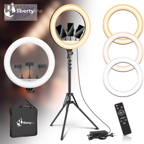 Lampa pierścieniowa LUMO LED ring do filmów zdjęć makijażu Lampa pierścieniowa LUMO LED ring do filmów zdjęć makijażu