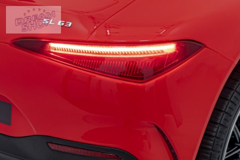 Pojazd Mercedes Benz AMG SL63 Czerwony Pojazd Mercedes Benz AMG SL63 Czerwony